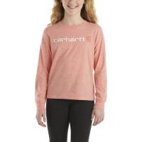 Carhartt CA9978 - Long-Sleeve Core Logo T-Shirt - Girls