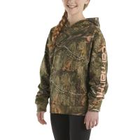 Carhartt CA9984 - Long-Sleeve Camo Graphic Sweatshirt - Girls