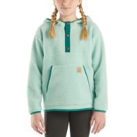 Carhartt CA9987 - Long-Sleeve Fleece Quarter-Snap Sweatshirt - Girls