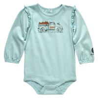 Carhartt CA9989 - Long-Sleeve Pumpkin Truck Bodysuit - Girls