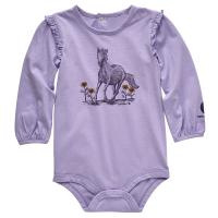 Carhartt CA9992 - Long-Sleeve Etched Horse Bodysuit- Girls