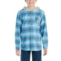 Carhartt CE8194 - Long-Sleeve Button-Front Hooded Flannel Shirt - Boys