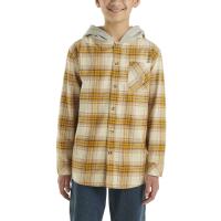 Carhartt CE8195 - Long-Sleeve Flannel Button-Front Hooded Shirt - Boys