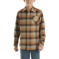 Carhartt CE8200 - Long-Sleeve Flannel Button-Front Shirt - Boys