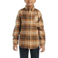 Carhartt CE8204 - Long-Sleeve Flannel Button-Front Shirt - Boys