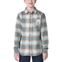 Carhartt CE8219 - Long-Sleeve Flannel Button-Front Shirt - Boys