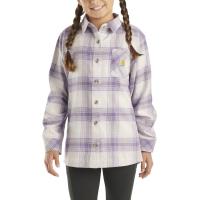 Carhartt CE9150 - Long-Sleeve Pocket Flannel Shirt - Girls