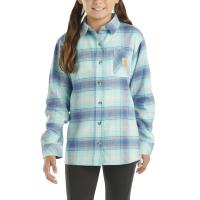 Carhartt CE9151 - Long-Sleeve Pocket Flannel Shirt - Girls