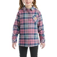 Carhartt CE9155 - Long-Sleeve Flannel Button-Front Shirt - Girls