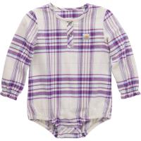 Carhartt CE9156 - Long-Sleeve Flannel Bodysuit - Girls