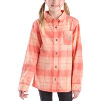 Carhartt CE9160 - Long-Sleeve Flannel Button-Front Shirt - Girls