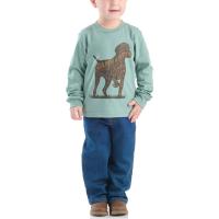 Carhartt CG8104 - Long-Sleeve Dog T-Shirt and Denim Pant Set - Boys
