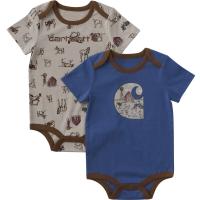 Carhartt CG8108 - Short-Sleeve Farm 2-Piece Bodysuit Set - Boys