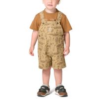 Carhartt CG8113 - Short-Sleeve T-Shirt and Canvas Print Shortall Set - Boys