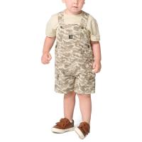 Carhartt CG8133 - Short-Sleeve Bodysuit and Camo Cargo Pocket Shortall Set - Boys