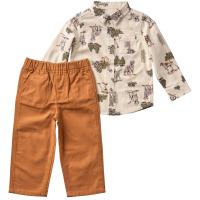 Carhartt CG8151 - Long-Sleeve Printed Flannel Shirt and Canvas Pant Set - Boys