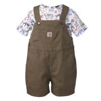 Carhartt CG8640 - Canyon Brown Shortall Set - Boys