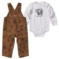 Carhartt CG8740 - Printed Canvas Overall Set - Boys