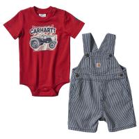 Carhartt CG8756 - Ticking Stripe Shortall Set - Boys