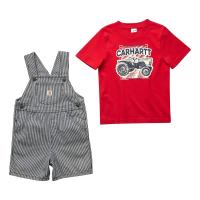 Carhartt CG8768 - Ticking Stripe Shortall Set - Boys