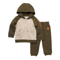 Carhartt CG8781 - Fleece Long Sleeve Half-Zip Sweatshirt and Sweatpant Set - Boys
