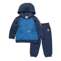 Carhartt CG8782 - Fleece Long Sleeve Half-Zip Sweatshirt and Sweatpant Set - Boys