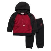 Carhartt CG8783 - Fleece Long Sleeve Half-Zip Sweatshirt and Sweatpant Set - Boys