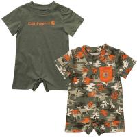 Carhartt CG8809 - Short-Sleeve Outdoor Camo 2-Piece Romper Set - Boys