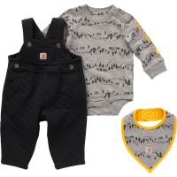 Carhartt CG8832 - Long-Sleeve Graphic Bodysuit, Overall and Bib Set - Boys