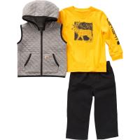 Carhartt CG8833 - Long-Sleeve Graphic T-Shirt, Vest, and Pant Set - Boys