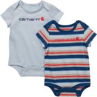 Carhartt CG8849 - Short-Sleeve Stripe Bodysuit Set - Boys