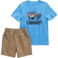 Carhartt CG8869 - Short-Sleeve Off Road T-Shirt and Canvas Short Set - Boys