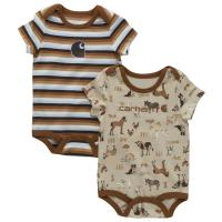 Carhartt CG8905 - Short-Sleeve Farm Bodysuit Set - Boys