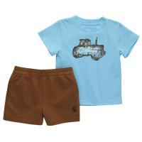 Carhartt CG8921 - Short-Sleeve T-Shirt and French Terry Short Set - Boys