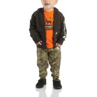 Carhartt CG8949 - Long-Sleeve T-Shirt, Fleece Jacket and Fleece Camo Pant Set - Boys