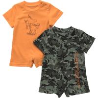 Carhartt CG8962 - Short-Sleeve Camo Romper Set - Boys