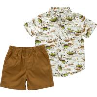 Carhartt CG8976 - Short-Sleeve Print Shirt and Canvas Short Set - Boys