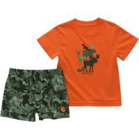 Carhartt CG8978 - Short-Sleeve T-Shirt and Woven Camo Short Set - Boys