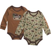 Carhartt CG8988 - Long-Sleeve Outdoor Bodysuit 2-Piece Set - Boys