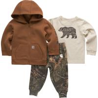 Carhartt CG8999 - Long-Sleeve T-Shirt, Jacket and Camo Pant Set - Boys