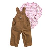 Carhartt CG9628 - Farm Stripe Overall Set - Girls