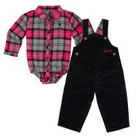 Carhartt CG9668 - Pretty Plaid Overall Set - Girls