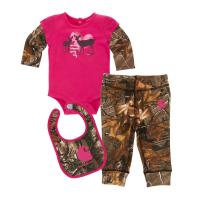 Carhartt CG9675 - Camo 3-Piece Gift Set - Girls