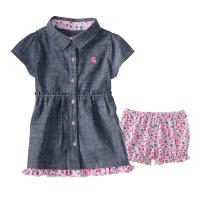 Carhartt CG9684 - Knit Denim Dress Set - Girls