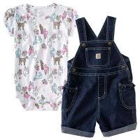 Carhartt CG9685 - Denim Shortall Set - Girls