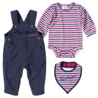 Carhartt CG9737 - 3-Piece French Terry Overall Set - Girls