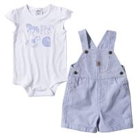 Carhartt CG9748 - Ticking Stripe Shortall Set - Girls