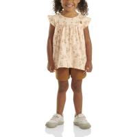 Carhartt CG9892 - Short-Sleeve Print Shirt and Canvas Short Set - Girls