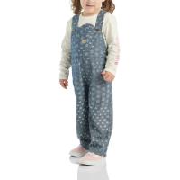 Carhartt CG9902 - Long-Sleeve T-Shirt and Printed Chambray Overall Set - Girls