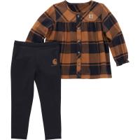 Carhartt CG9914 - Long-Sleeve Sweatshirt and Print Legging Set - Girls